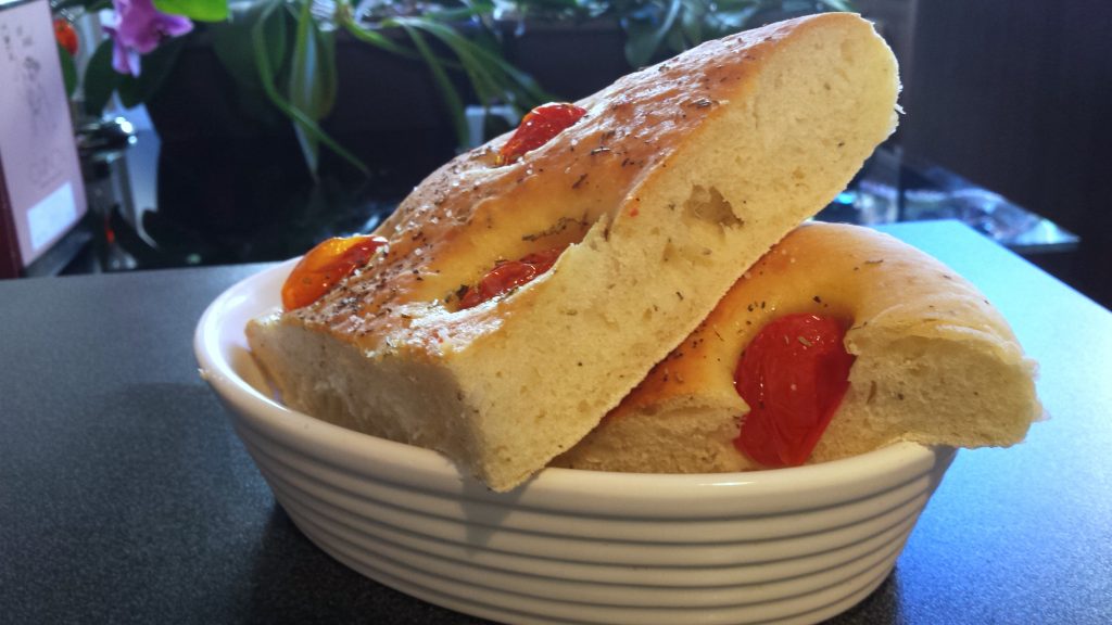 Focaccia tomate cerise