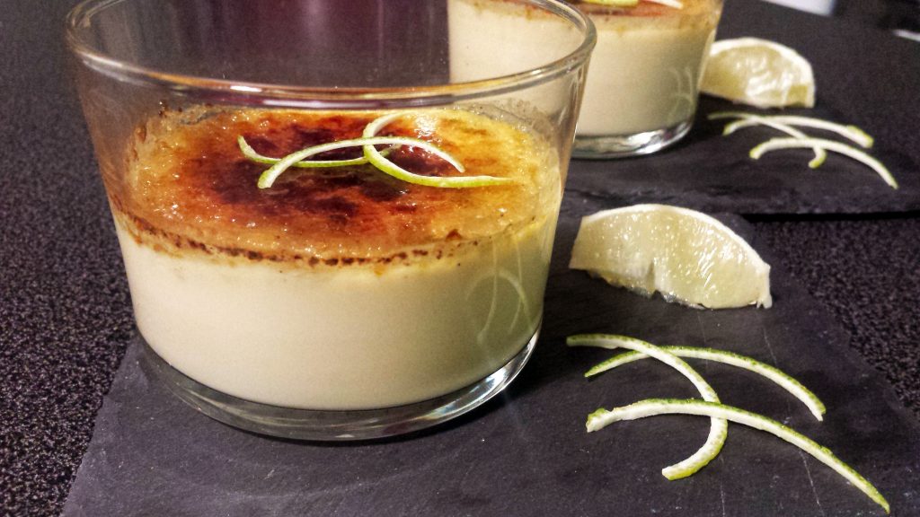 Crème brûlée au citron vert