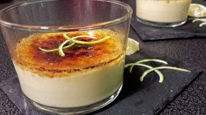 Crème brûlée au citron vert