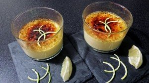Crème brûlée au citron vert