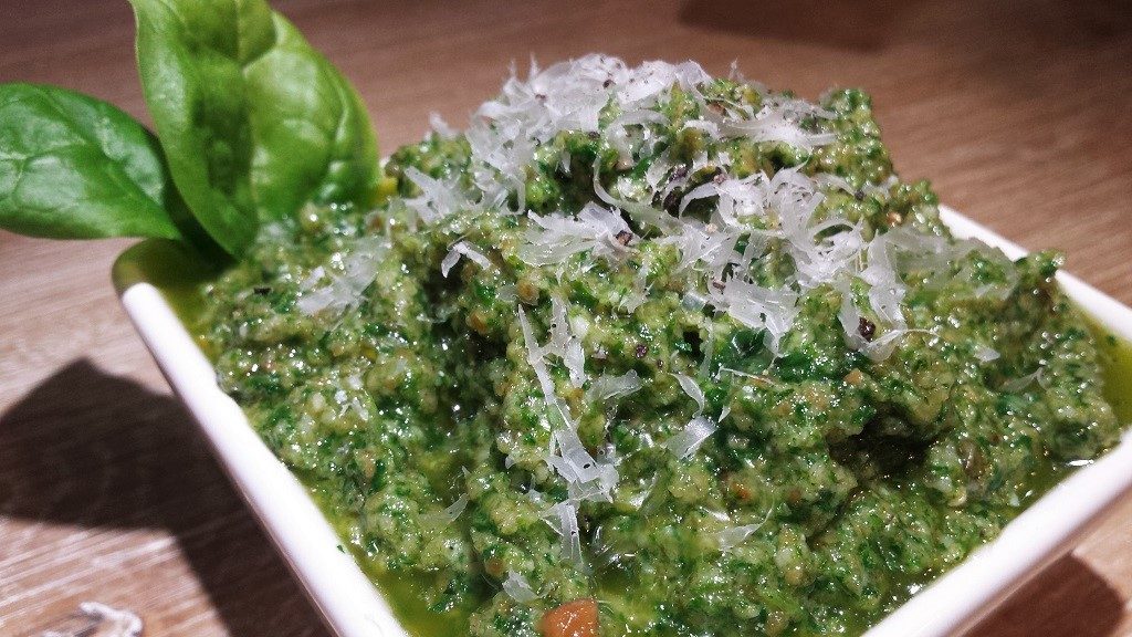 Pesto aux épinards