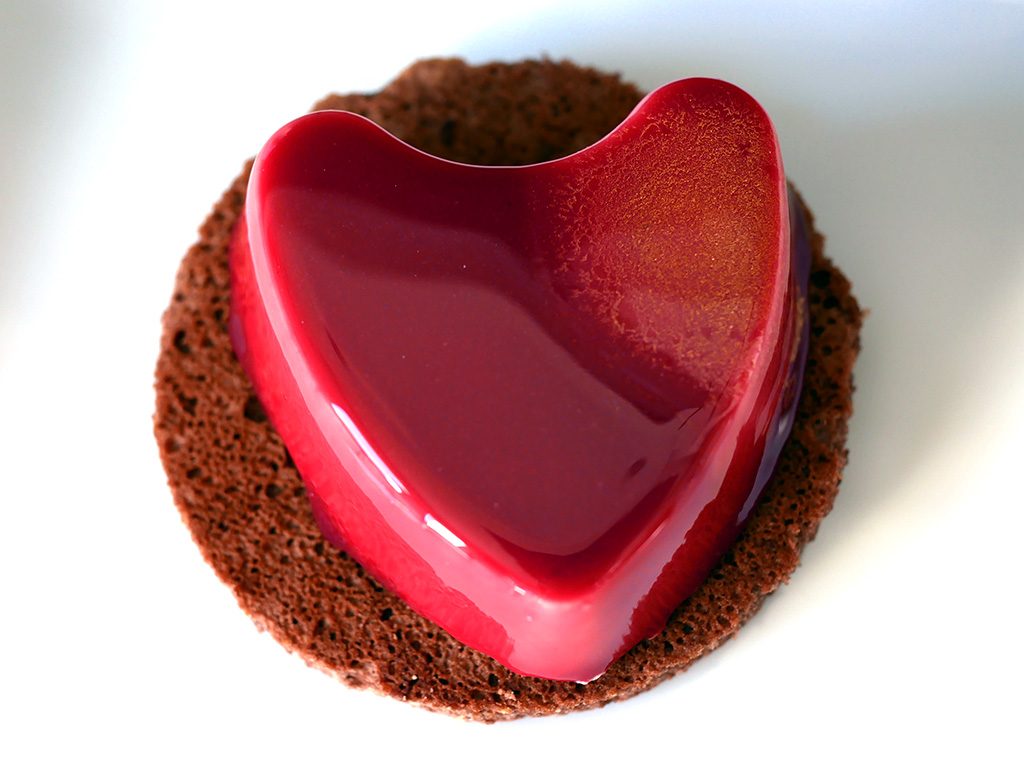 Cœur fondant au caramel