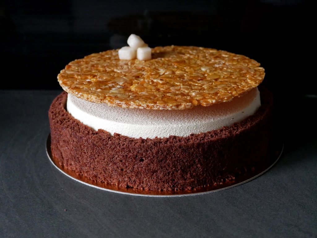 Entremets poire chocolat