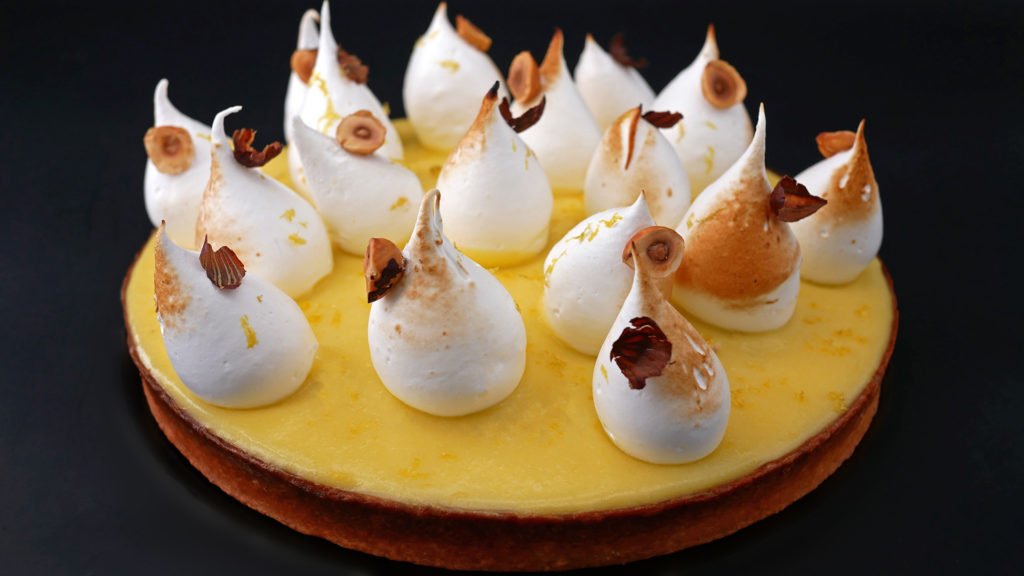 Tarte au citron pralinée