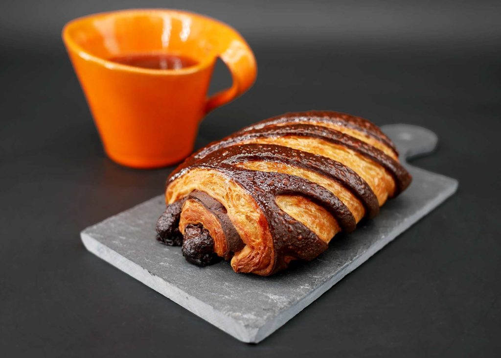 Pain au chocolat praliné Bicolore