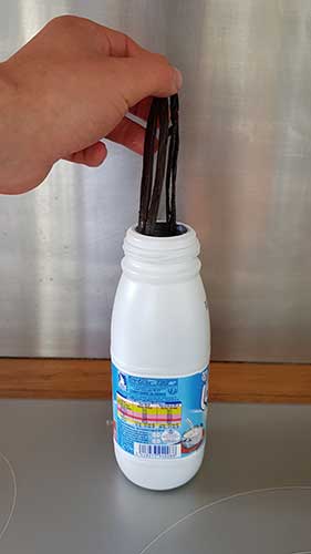 L'appareil - infuser la vanille
