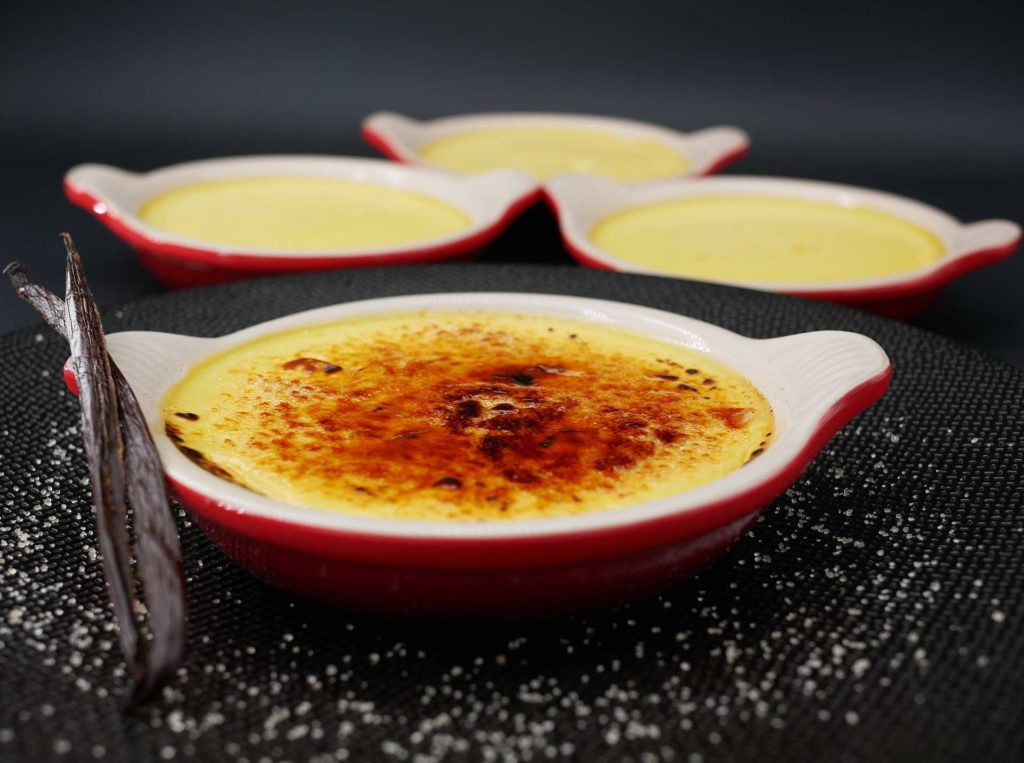 Crème brûlée à la vanille