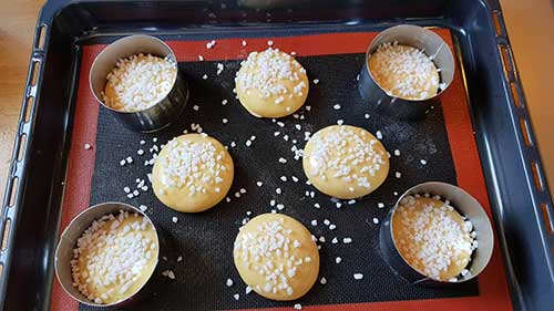 Pâte à tropézienne - la cuisson