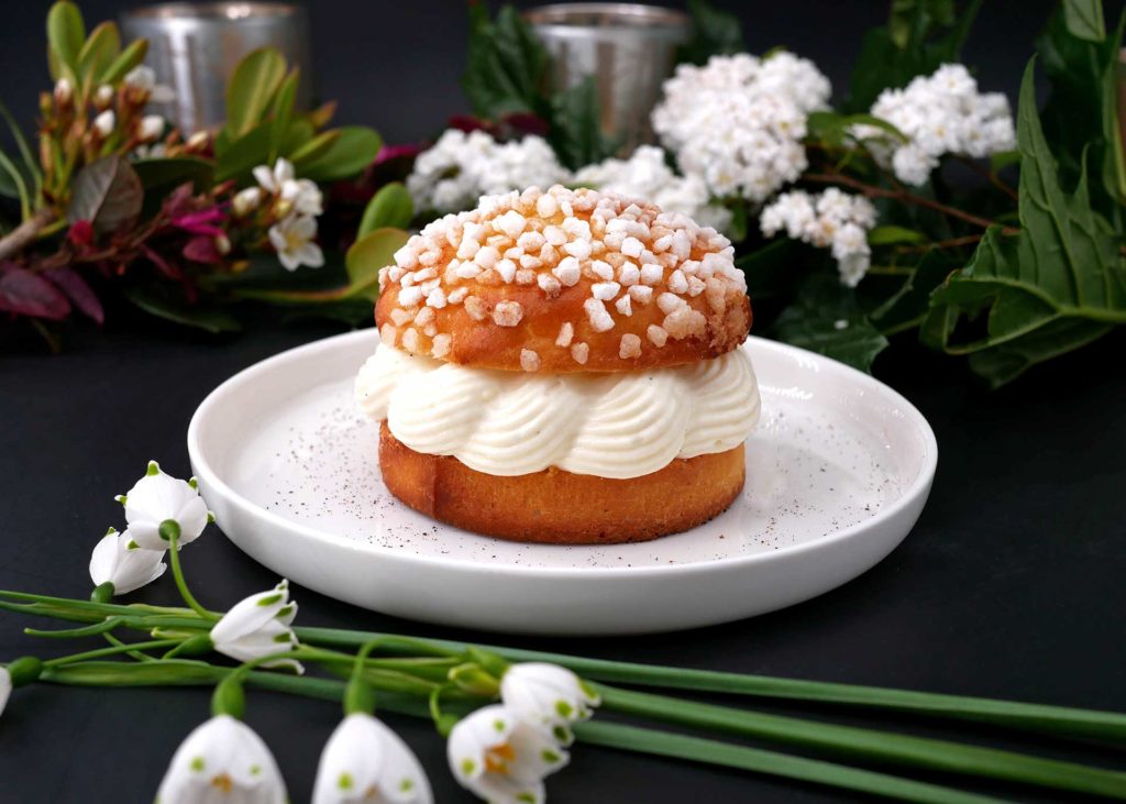 Tartelette tropézienne - crème diplomate et fleur d'oranger