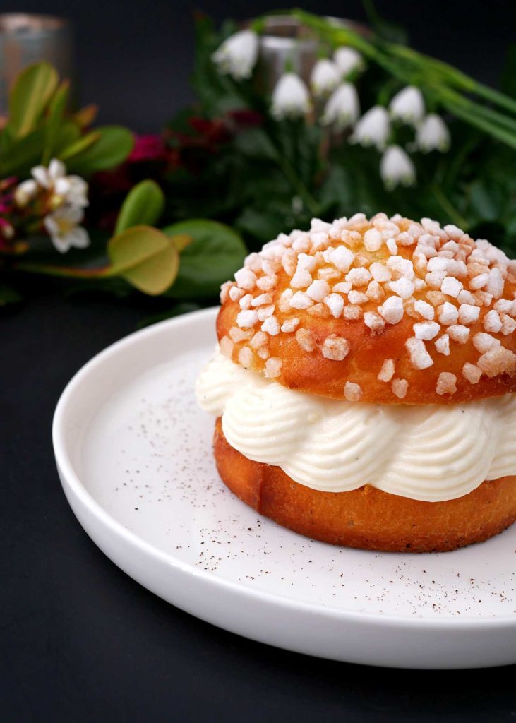Tartelette tropézienne - crème diplomate et fleur d'oranger