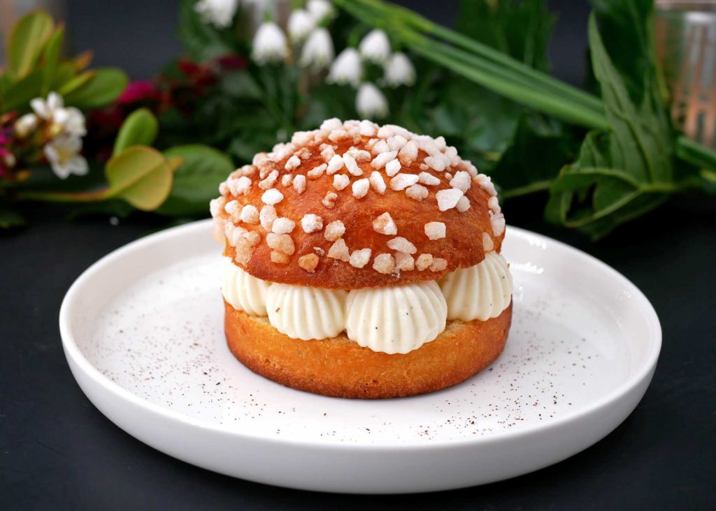 Tartelette tropézienne - crème diplomate et fleur d'oranger