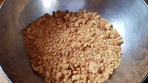 Biscuit reconstitué - écraser les sablés bretons