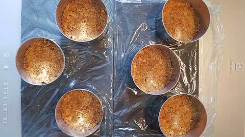 Biscuit reconstitué - mettre en forme pour le cheesecake