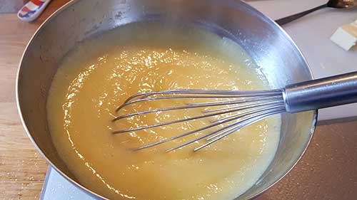 Crème citron - Cuisson