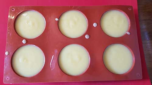 Crème citron - couler la crème