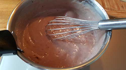 Crème pâtissière framboise