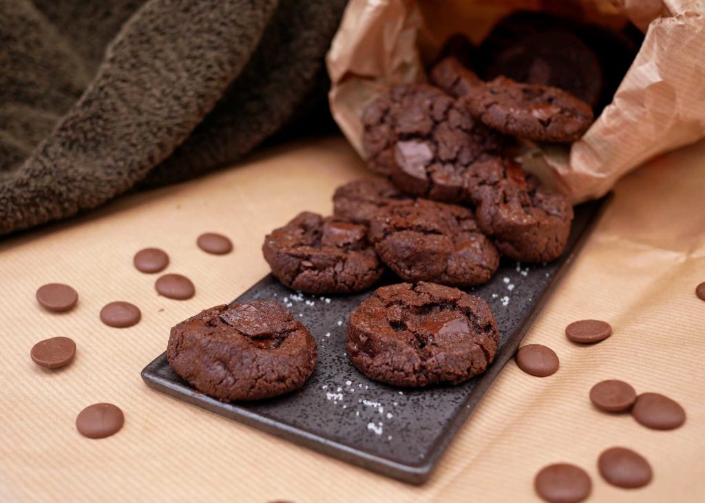 Sablés chocolat fleur de sel de Pierre Hermé