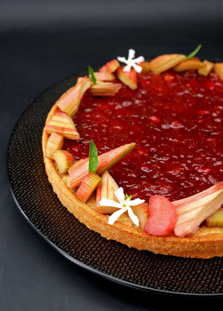 Tarte à la Rhubarbe par Claire Heitzler