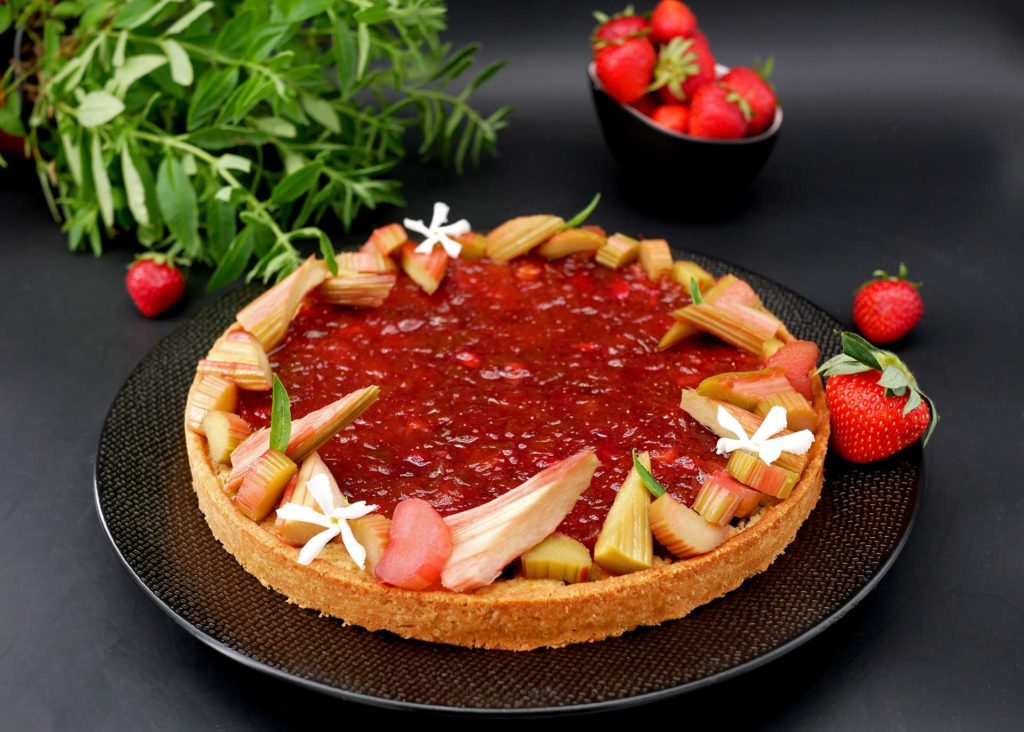 Tarte à la Rhubarbe par Claire Heitzler
