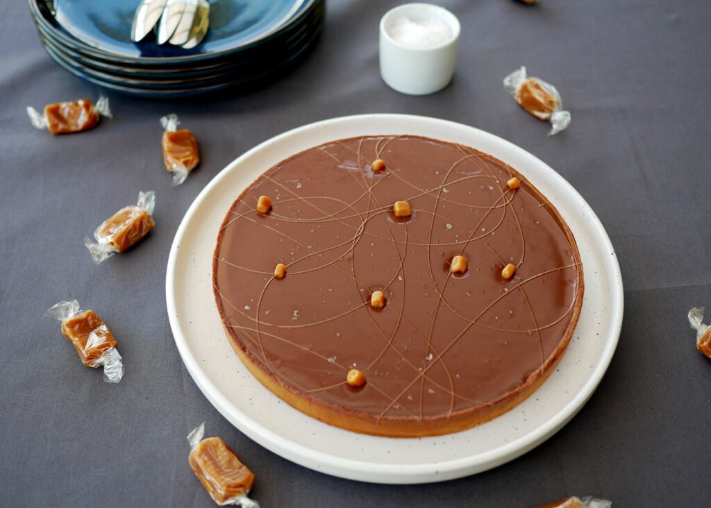 Tarte chocolat et caramel